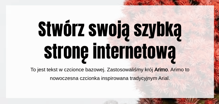 czcionki google fonts anton arimo