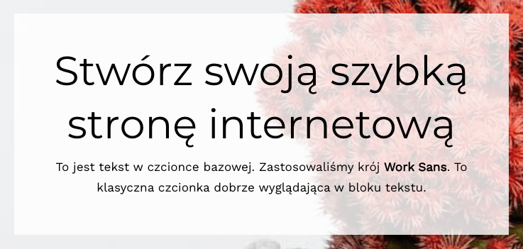 czcionki google fonts montserrat i work sans