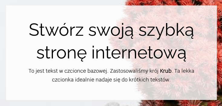 czcionki google fonts raleway i krub