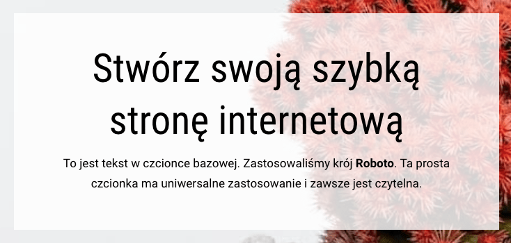czcionki google fonts robotocondensed i roboto