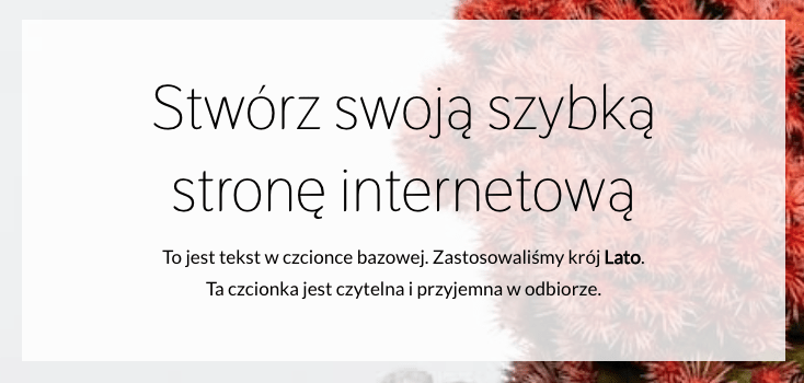 czcionki google fonts thasadith i lato