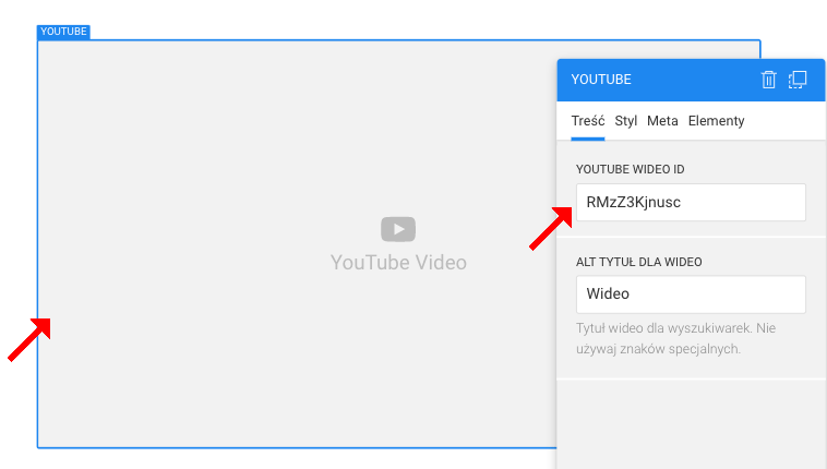 podaj unikalne wideo id