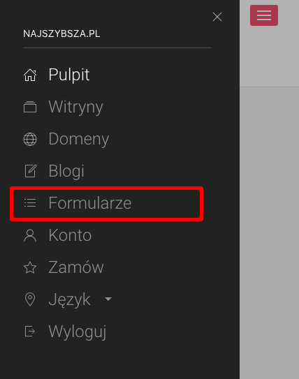formularze na stronie