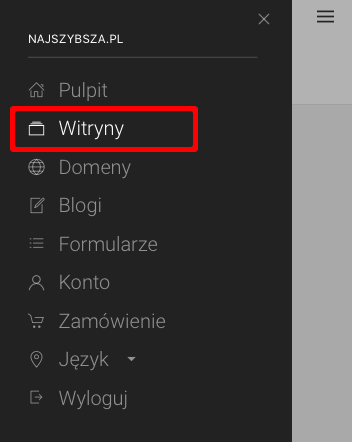 lista witryn internetowych
