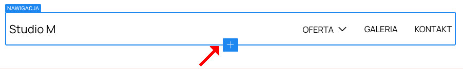 dodaj element do nawigacji