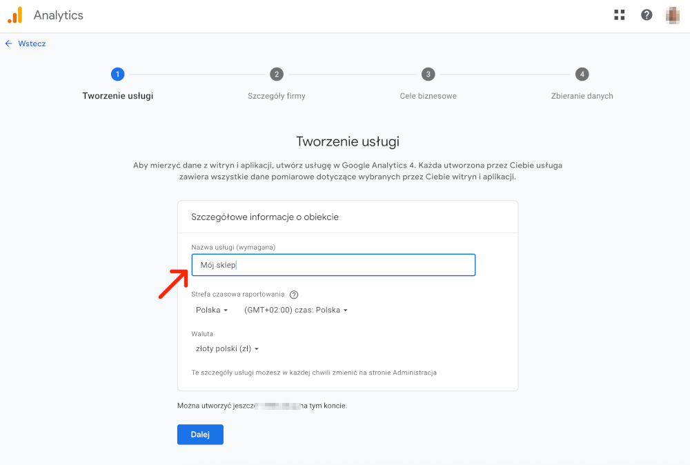konfiguracja google analytics 4