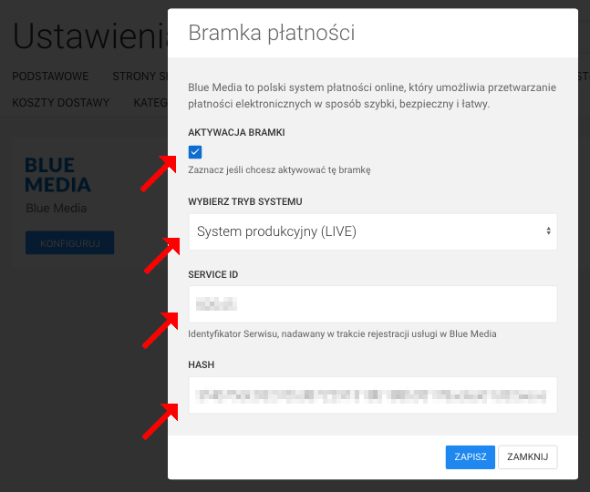 aktywacja bramki płatniczej Autopay