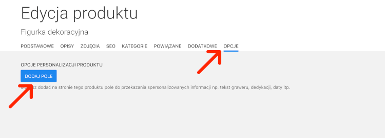 personalizacja produktu