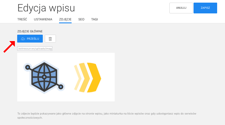 edycja wpisu zdjęcie wpisu