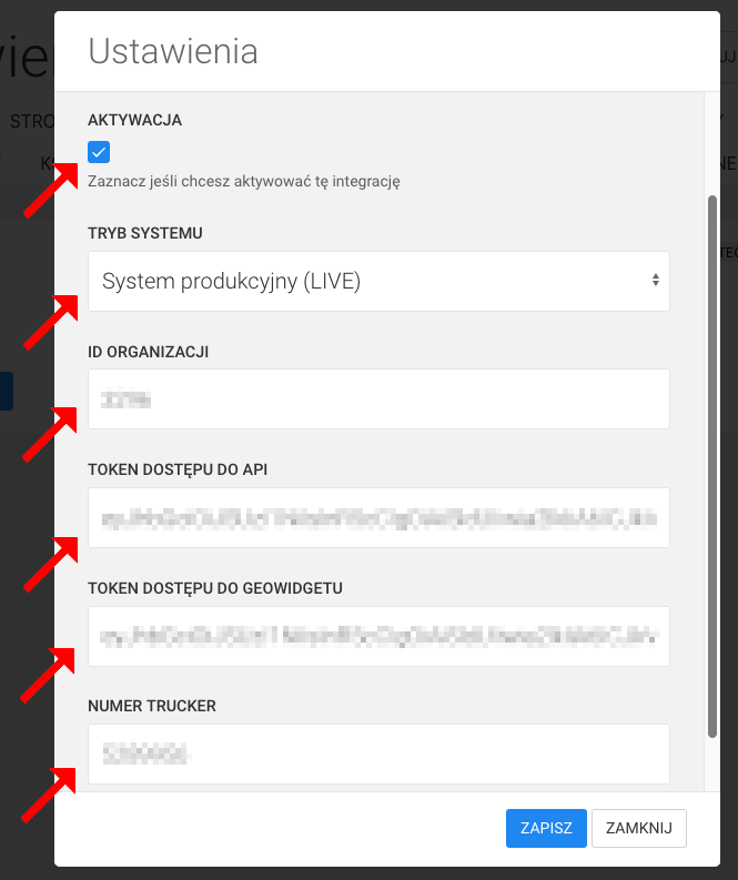 konfiguracja ustawień inpost paczkomaty i kurier