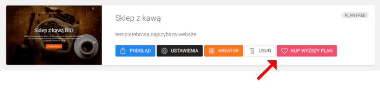 kup wyższy plan e-commerce