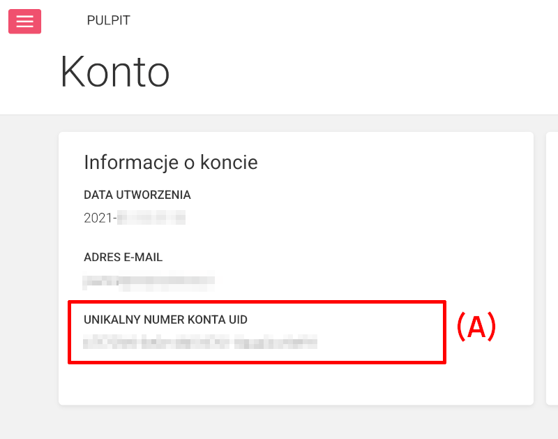 uid konta