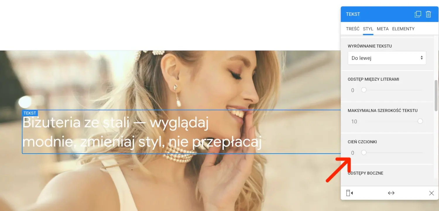 cien tekstu