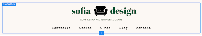 przykład loga w nawigacji