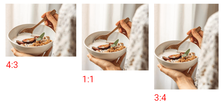 różne proporcje zdjęć przykłady