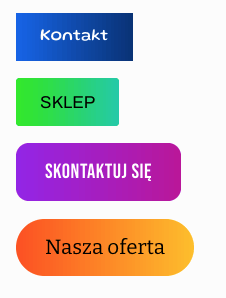przyciski dwukolorowe z gradientem na stronie internetowej