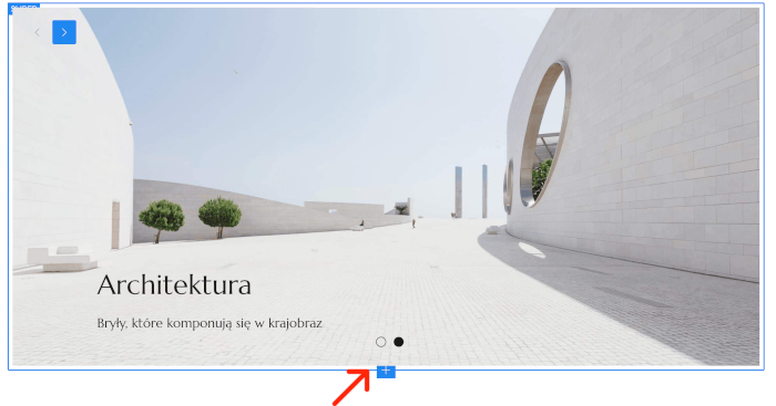 dodanie nowego slajdu