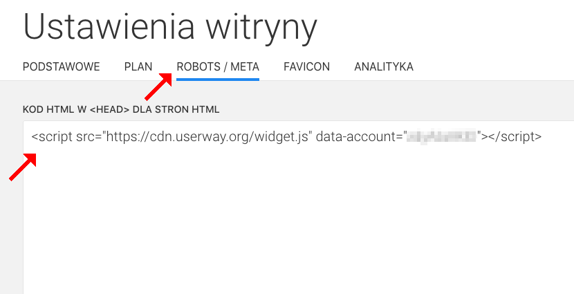 wtyczka userway na stronie