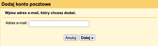 nowe konto pocztowe