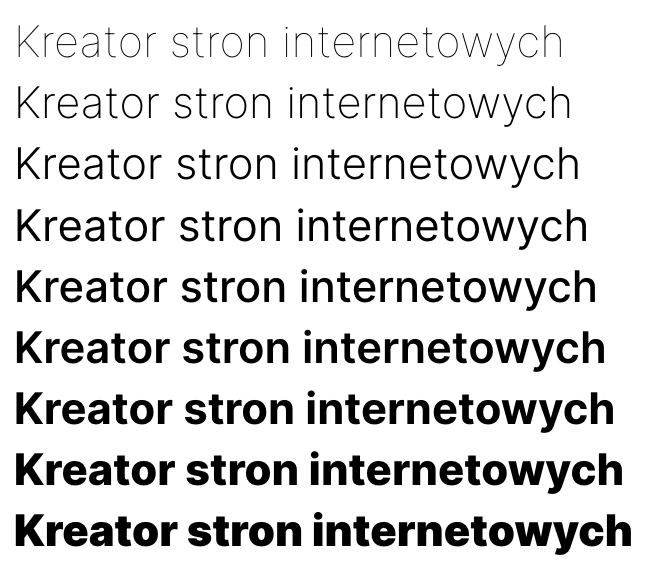 czcionki zmienne variable fonts