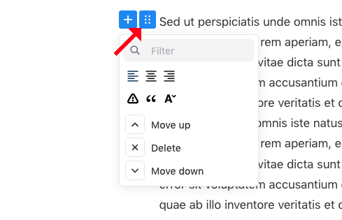 jak sformatować blok tekstowy