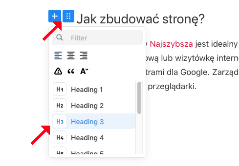 priorytet nagłówka