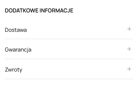 rozwijany akordeon na stronę