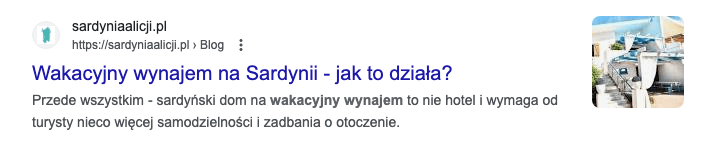 dane uporządkowane dla wpisu